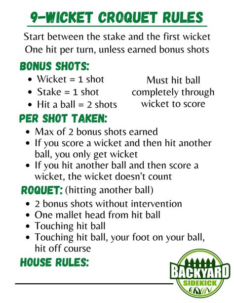 Croquet Rules: How To Play Croquet .